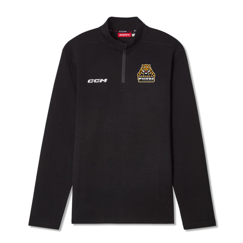 CCM Team 1/4 Zip Pullover  - Aurora Tigers ADULT